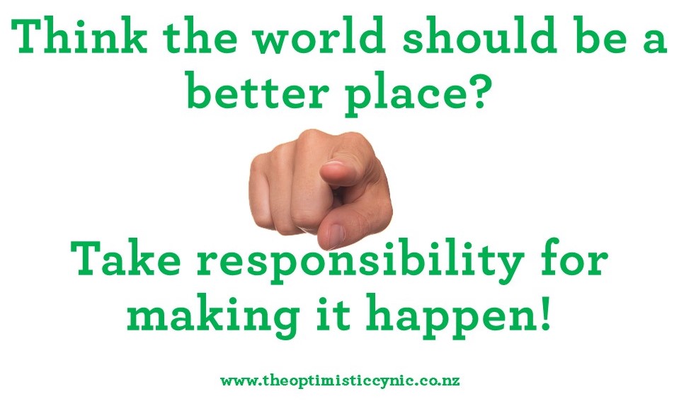 Think the world should be a better place